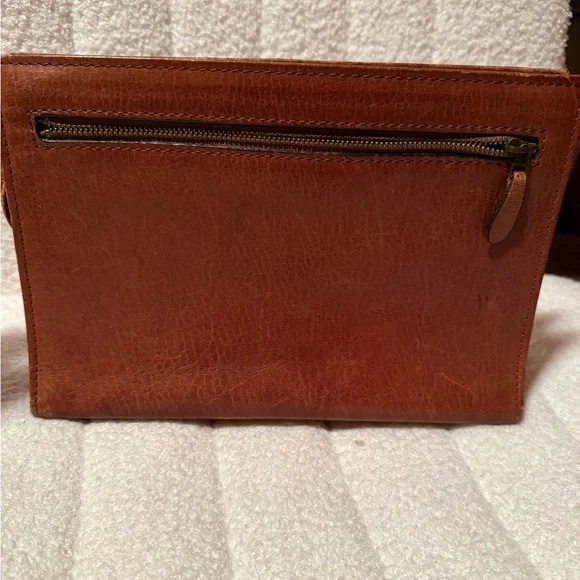 Valentino Garavani Brown Leather Clutch - Picture 12 of 15